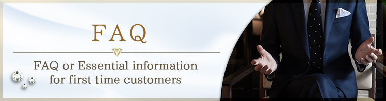 FAQ or Essential information for first time customers.